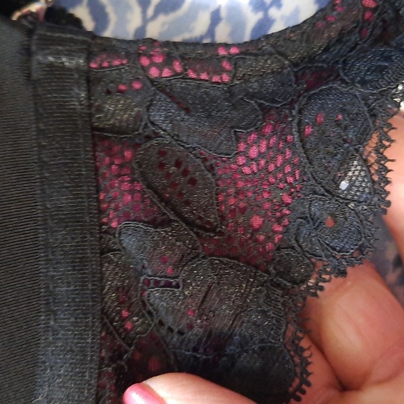 Fredericks Of Hollywood Black Lace Bra 34C - Picture 12 of 12
